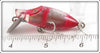 Heddon Silver & Red Fish Flash Tiny Runt FF 350 SR