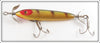 Vintage Heddon Perch Baby Torpedo Lure 129L