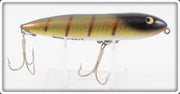 Vintage Heddon Golden Black Muskie Original Zara Spook 9255 MG Lure