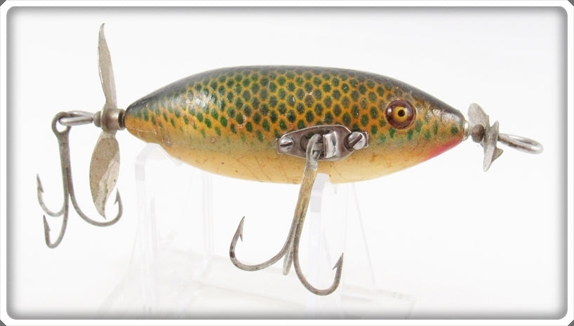 Vintage Heddon Pike Scale SOS Minnow 149M Lure