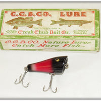 Vintage Creek Chub Redwing Blackbird Midget Plunker Lure In Box 5924