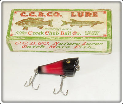 Vintage Creek Chub Redwing Blackbird Midget Plunker Lure In Box 5924