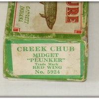 Creek Chub Redwing Blackbird Midget Plunker In Box 5924