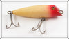 Vintage Shakespeare Red & White Baby Pikie Kazoo Lure