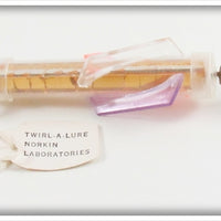 Vintage Norkin Laboratories Twirl A Lure With Tag