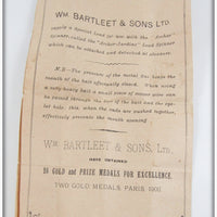 Wm. Bartleet & Sons Ltd. The Archer Spinner Paper Insert