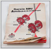 Abu Ambassadeur Red 5000 Bait Casting Reel With Case