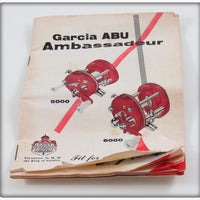 Abu Ambassadeur Red 5000 Bait Casting Reel With Case