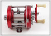 Abu Ambassadeur Red 5000 Bait Casting Reel With Case
