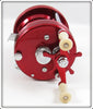 Abu Ambassadeur Red 5000 Bait Casting Reel With Case