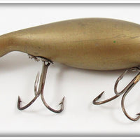 Vintage Heddon Repainted Gold Tadpolly Lure