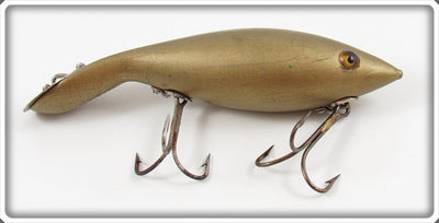 Vintage Heddon Repainted Gold Tadpolly Lure