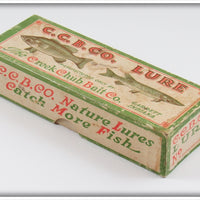 Creek Chub Greenback Darter With Factory Glass Bead Eyes In Box 2009