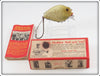 Vintage Heddon Old Shad Punkinseed Floater In Box 740 SHA