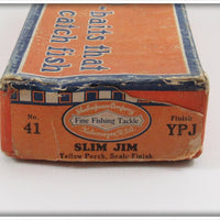 Shakespeare Yellow Perch Scale Finish Slim Jim In Box 41 YPJ