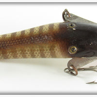 Vintage AWS Tackle A. W. Saarimaa Brown Pike Fish Hawk Lure