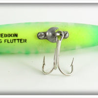 Heddon Smith KYG/S Green Coachdog Silver Reflector Dying Flutter