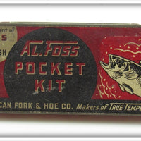 Vintage Al Foss Pocket Kit Empty Tin