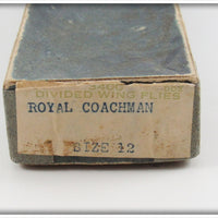 16 Flies In Divided Wing Flies Royal Coachman Box