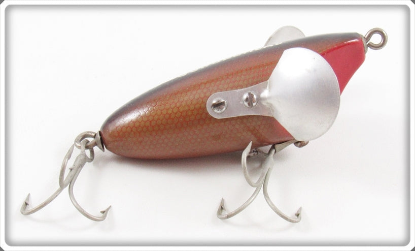 Vintage Trenton Mfg Co. Gold Scale Gurglehead Lure