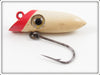 Vintage Martin White & Red Fly Plug Lure