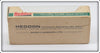 Heddon Uncatalogued Nickel Black Shiner Big Hedd In Box 9330 NBL