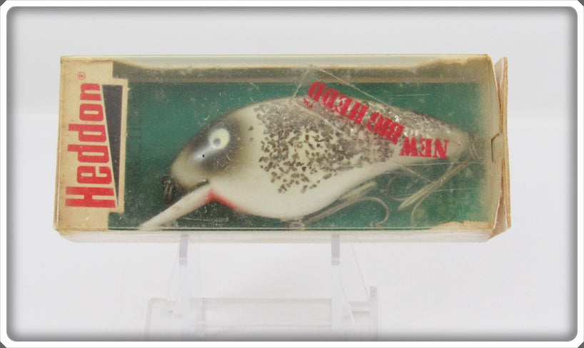 Vintage Heddon Uncatalogued Silver Flitter Big Hedd Lure 9330 SS In Box