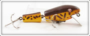 Vintage Paw Paw Special Brown & Yellow Brilliant Bass Seeker Lure