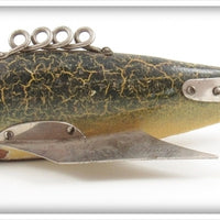 Heddon Green Crackleback Bat Wing Decoy