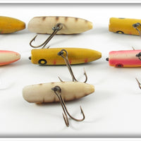 South Bend / Best O Luck Fly Rod Bait Lot Of Seven With Box