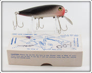 Vintage Hunt Lure Co Black & White Charmer Lure In Box