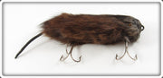 Vintage Musky Real Fur Rat Lure