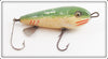 Vintage Donaly Green & White Redfin Minnow Lure