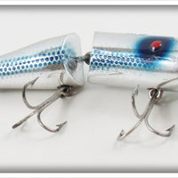 Vintage Creek Chub Blue Chrome Jointed Pikie 2640 Lure 