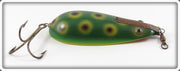 Dale Roberts Repainted Frog Spot Lauby Wonder Spoon Lure 