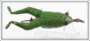 Vintage Folk Art / Fisherman Altered Frog Lure