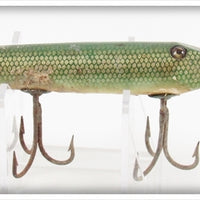 Vintage Creek Chub Green Gar Scale Gar Minnow Lure 2920