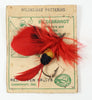 Vintage Hildebrandt Red Raven Splits Hildeluxe Patterns Fly On Card