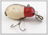 Vintage Creek Chub Red Head White Black Stripe Tiny Tim Lure