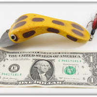 Vintage Catch All Inc Yellow Musky Size Frog Lure 