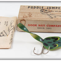 Gook Bait Company Frog Color Puddle Jumper Lure In Box