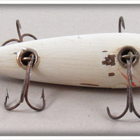 Shakespeare Solid White B Prop 44 Underwater Minnow Lure