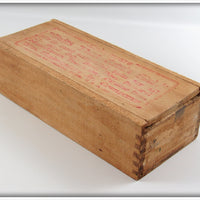 Shakespeare Empty Wood Slide Top Box