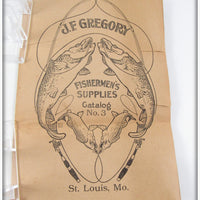 Early 1900's J.F. Gregory Catalog, Paperwork & Mailing Envelope