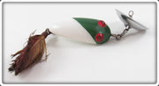 Vintage Tiede Enterprises Ltd Green & White Doodler Lure