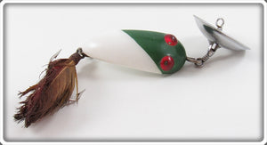 Vintage Tiede Enterprises Ltd Green & White Doodler Lure