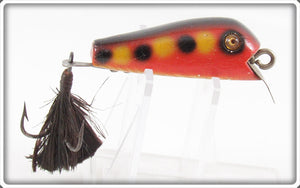 Vintage Shakespeare Yellow & Black Spots Injun Joe Lure