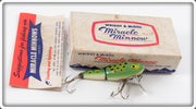 Vintage Wright & McGill Frog Miracle Minnow Lure In Box 