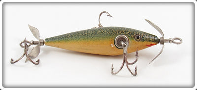 Pflueger Green Crackleback Neverfail Trade Minnow Lure