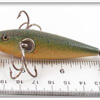 Pflueger Green Crackleback Neverfail Trade Minnow